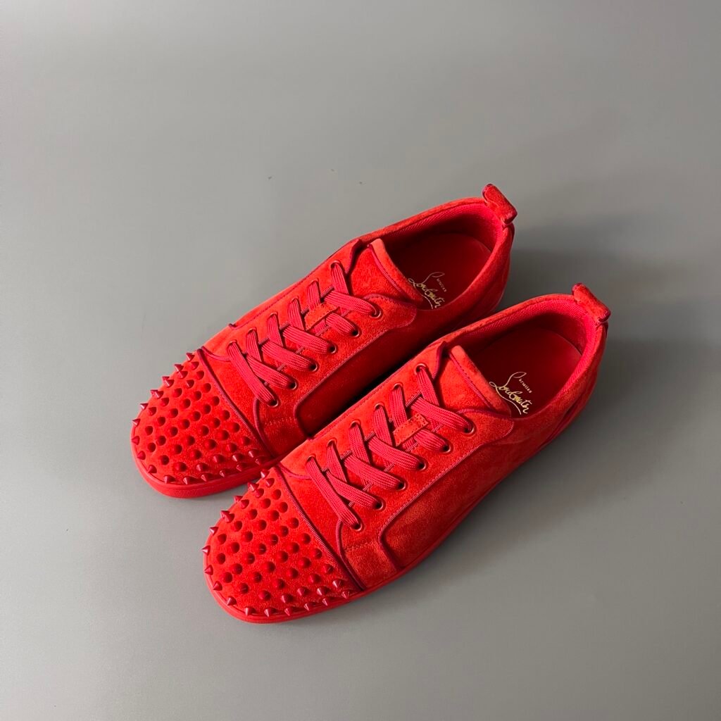 Aurora Custom Christian Louboutin Louis Junior Spikes Studded Low-Top SneakersTop-tier cutting-edge batch of high-quality goods