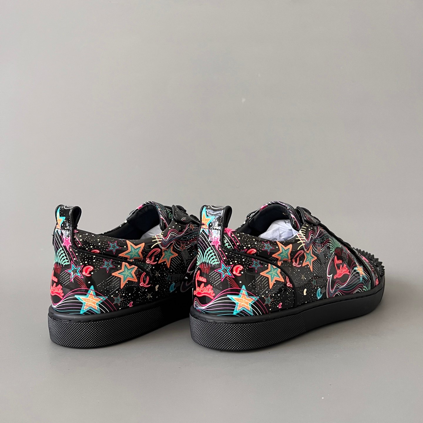 Aurora Custom Christian Louboutin Louis Junior Spikes Low-Top Sneakers Top-tier cutting-edge batch of high-quality goods - Image 5