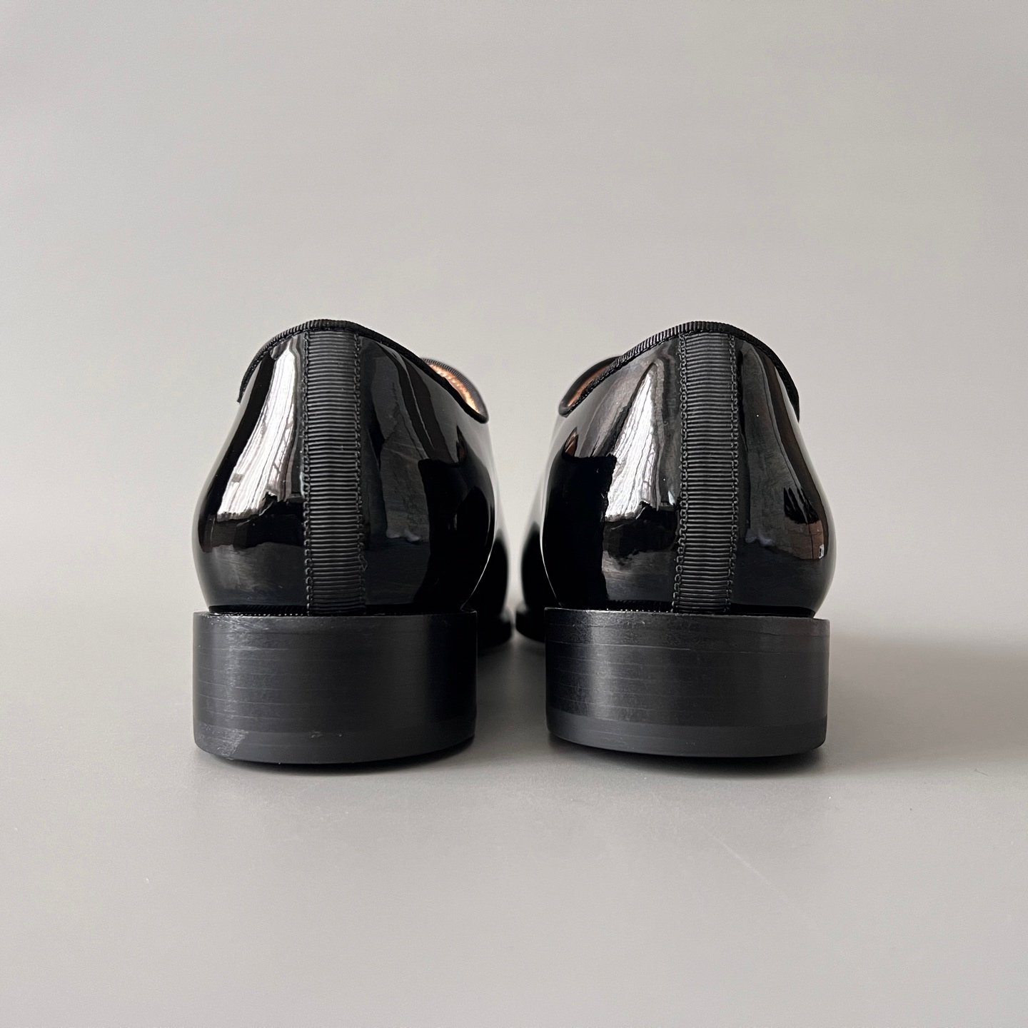 Aurora Custom Christian Louboutin Greggo "Classic Black Patent" Oxfords - Image 5
