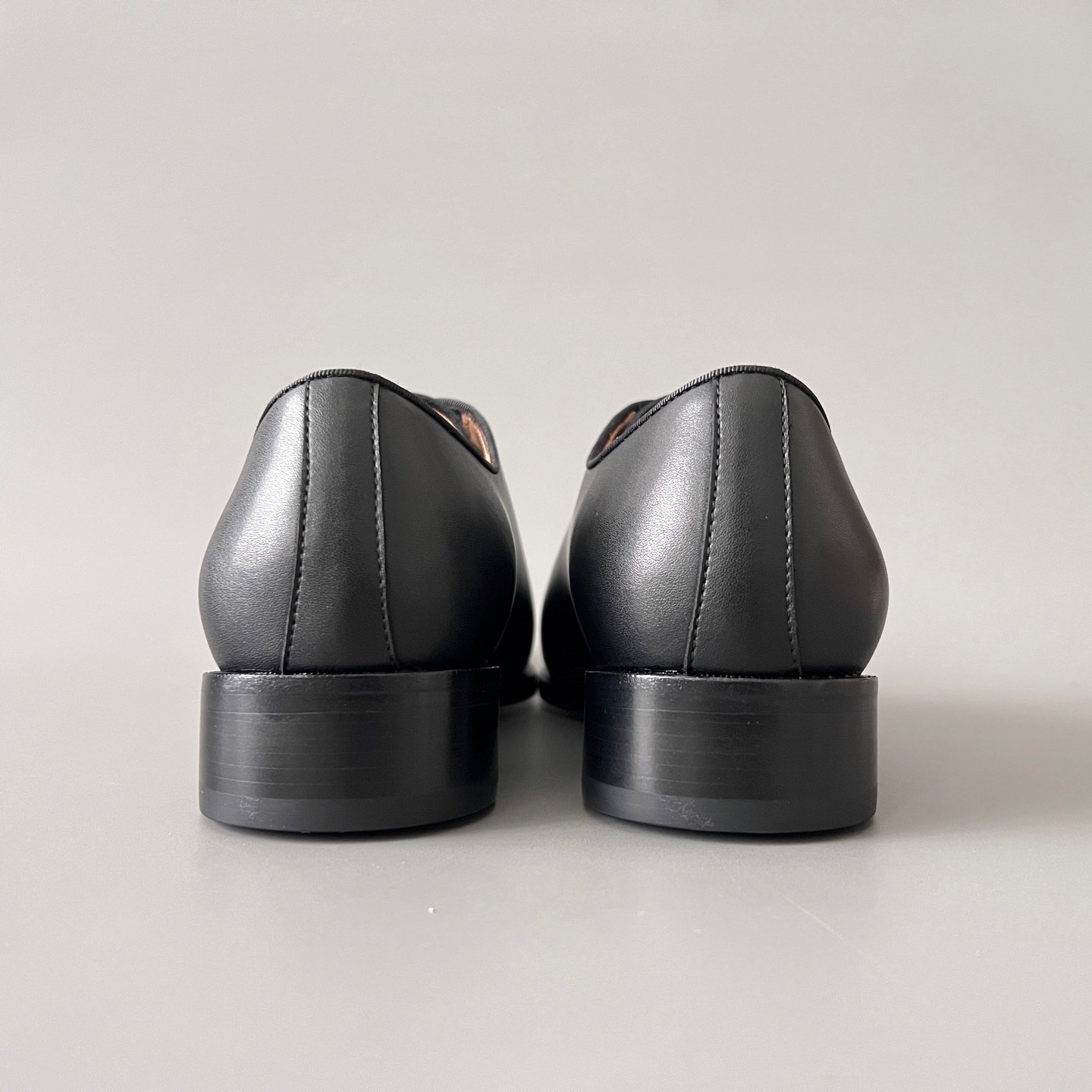 Aurora Custom Christian Louboutin Greggo "Matte Black Smooth Leather & Silver Studs" - Image 5