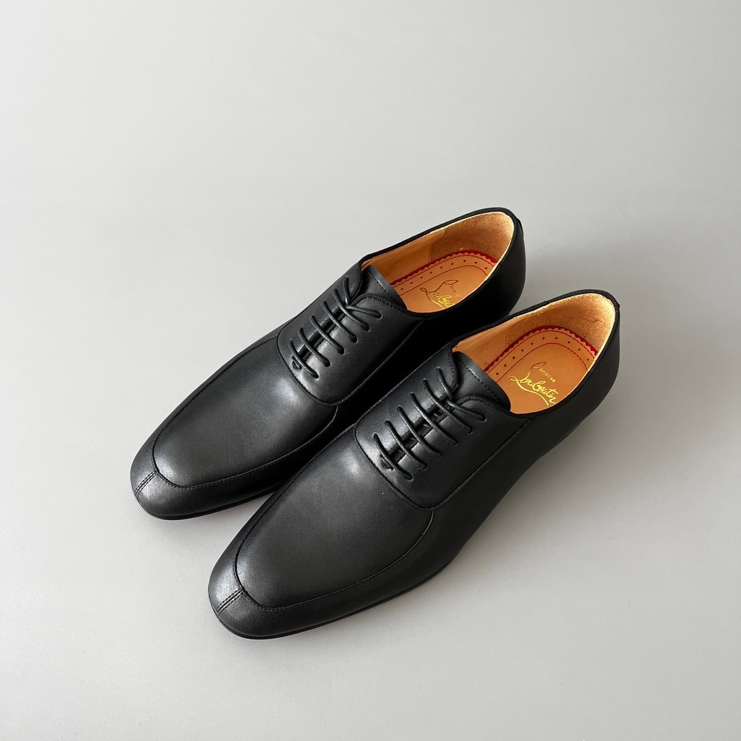 Aurora Custom Christian Louboutin Greggo "Matte Black Smooth Leather" (Sleek Seam Edition) - Image 8