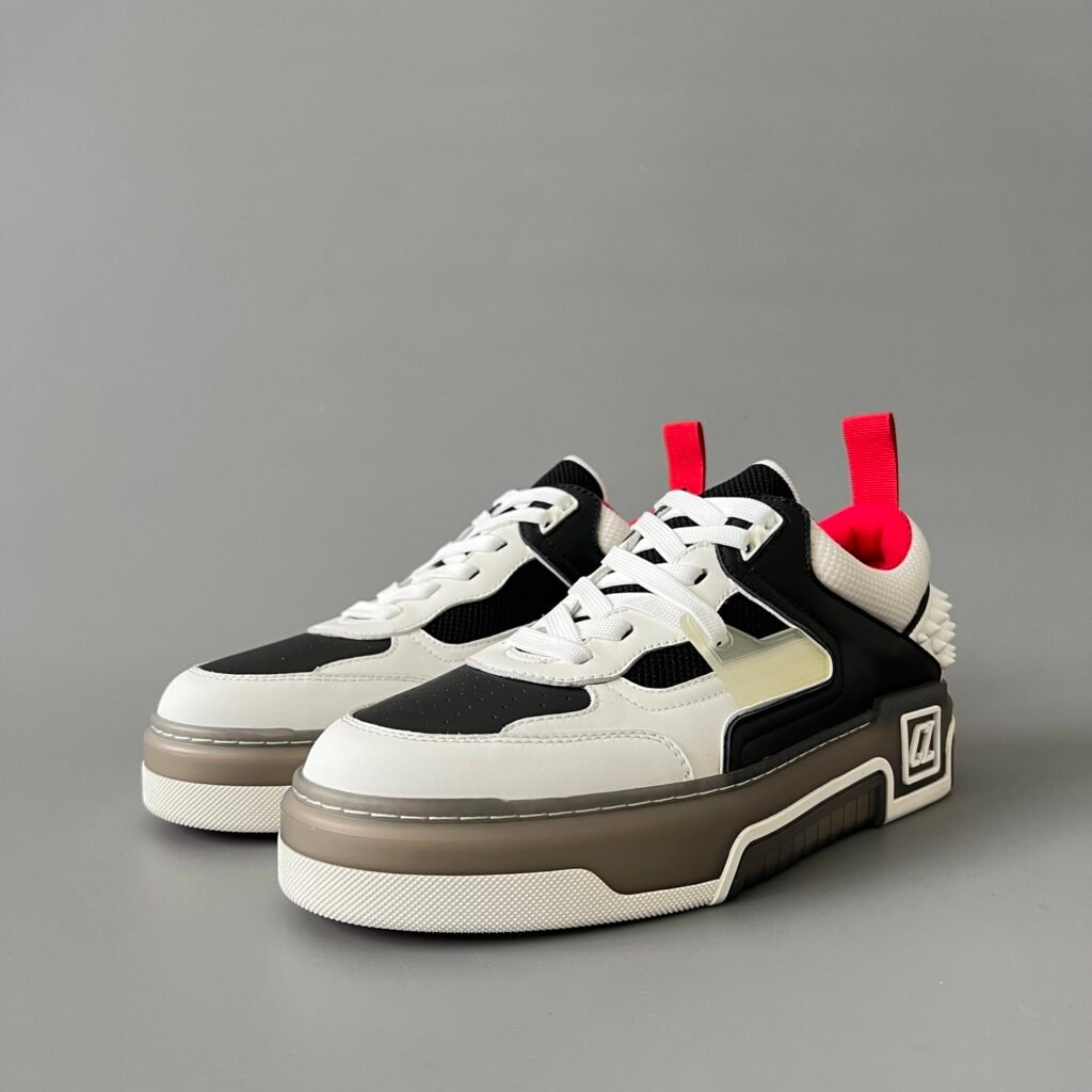 Aurora Custom Christian Louboutin Astroloubi "Panda" (Black, White & Red)