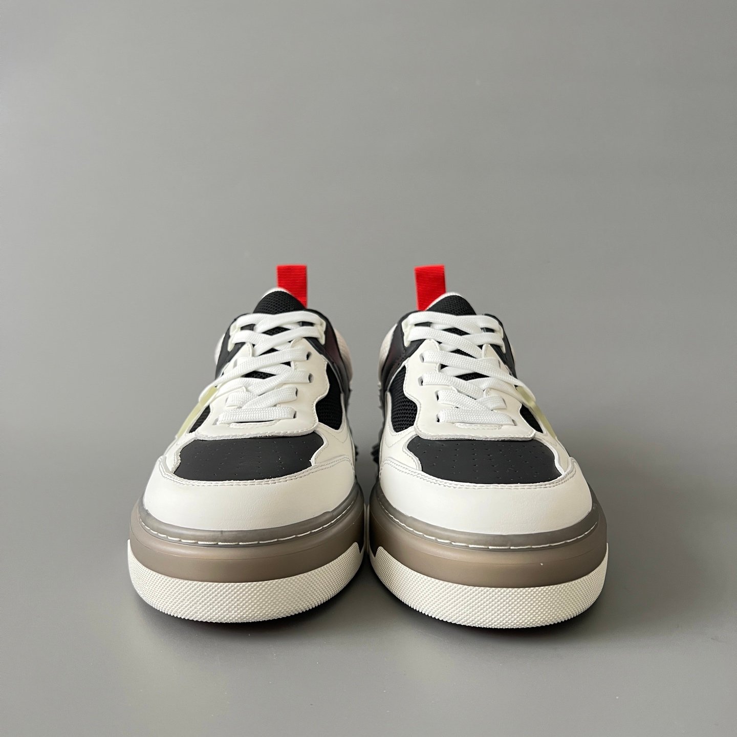 Aurora Custom Christian Louboutin Astroloubi "Panda" (Black, White & Red) - Image 2