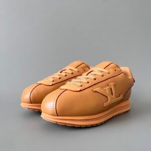 Aurora Custom Louis Vuitton x Nigo FW25 BUTTERSOFT "Wheat & Orange" Sneakers