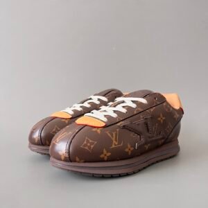 Aurora Custom Louis Vuitton x Nigo FW25 BUTTERSOFT "Monogram Brown" Sneakers