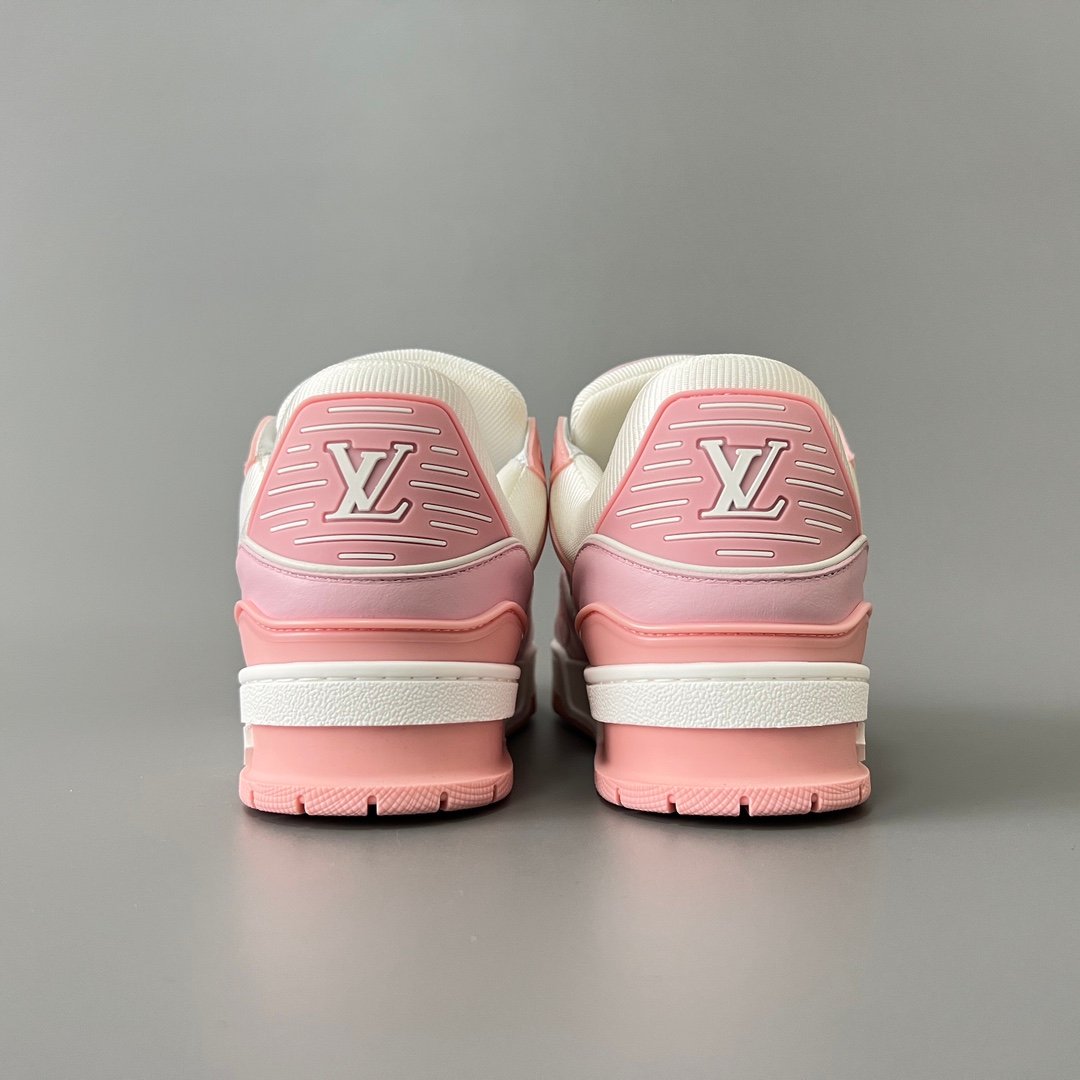 Aurora Custom Louis Vuitton Trainer Sneaker "White/Pink" (1:1 Deconstructed) - Image 4
