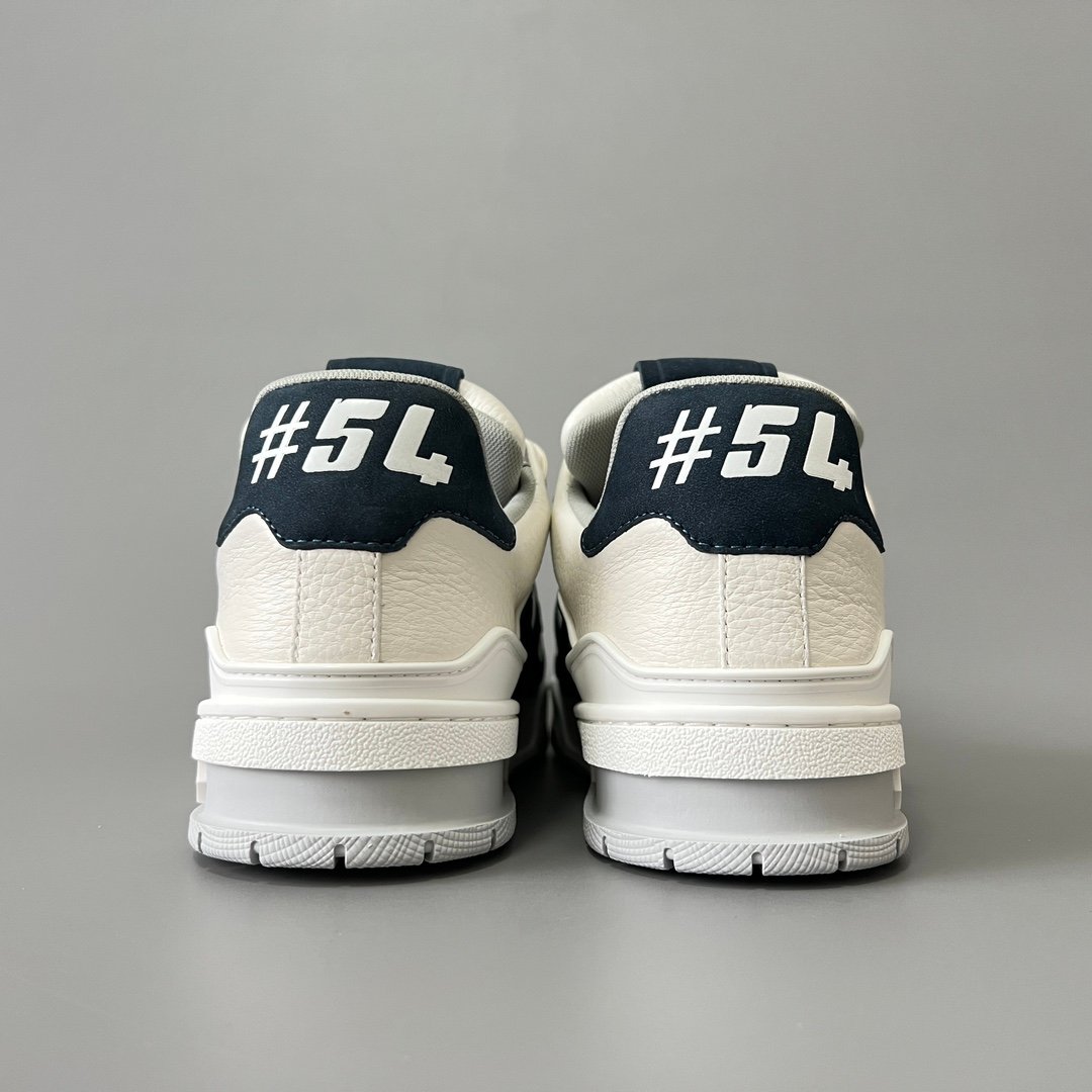 Aurora Custom Louis Vuitton Trainer "New Dreams" Navy/White (1:1 Deconstructed / Unisex) - Image 5