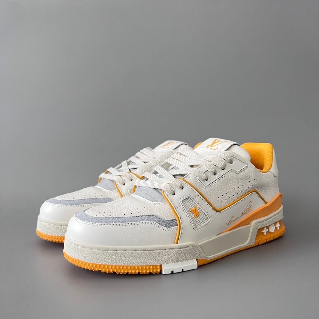 Aurora Custom Louis Vuitton Trainer "White/Sunflower" (1:1 Deconstructed / Unisex)