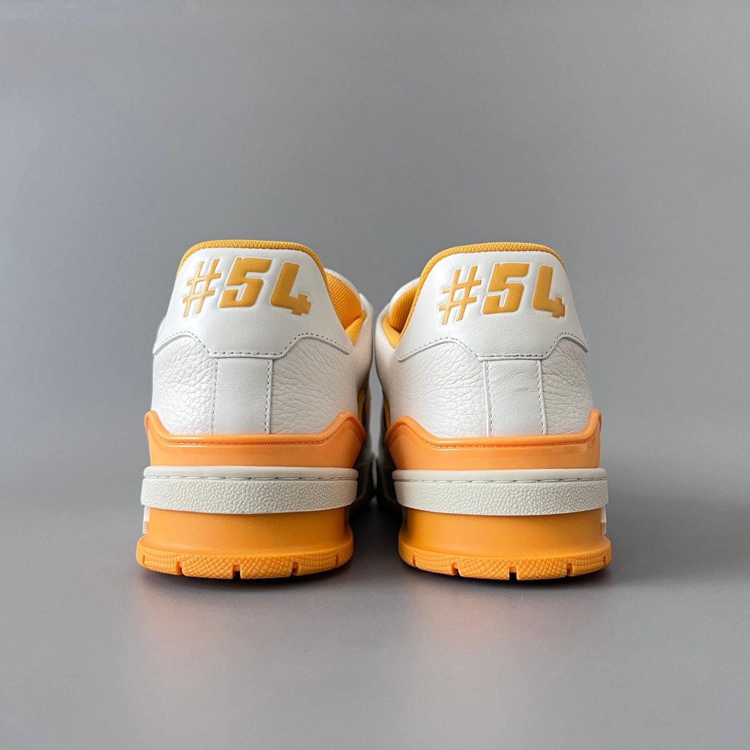 Aurora Custom Louis Vuitton Trainer "White/Sunflower" (1:1 Deconstructed / Unisex) - Image 5