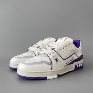 Aurora Custom Louis Vuitton Trainer "White/Purple" (1:1 Deconstructed / Unisex)