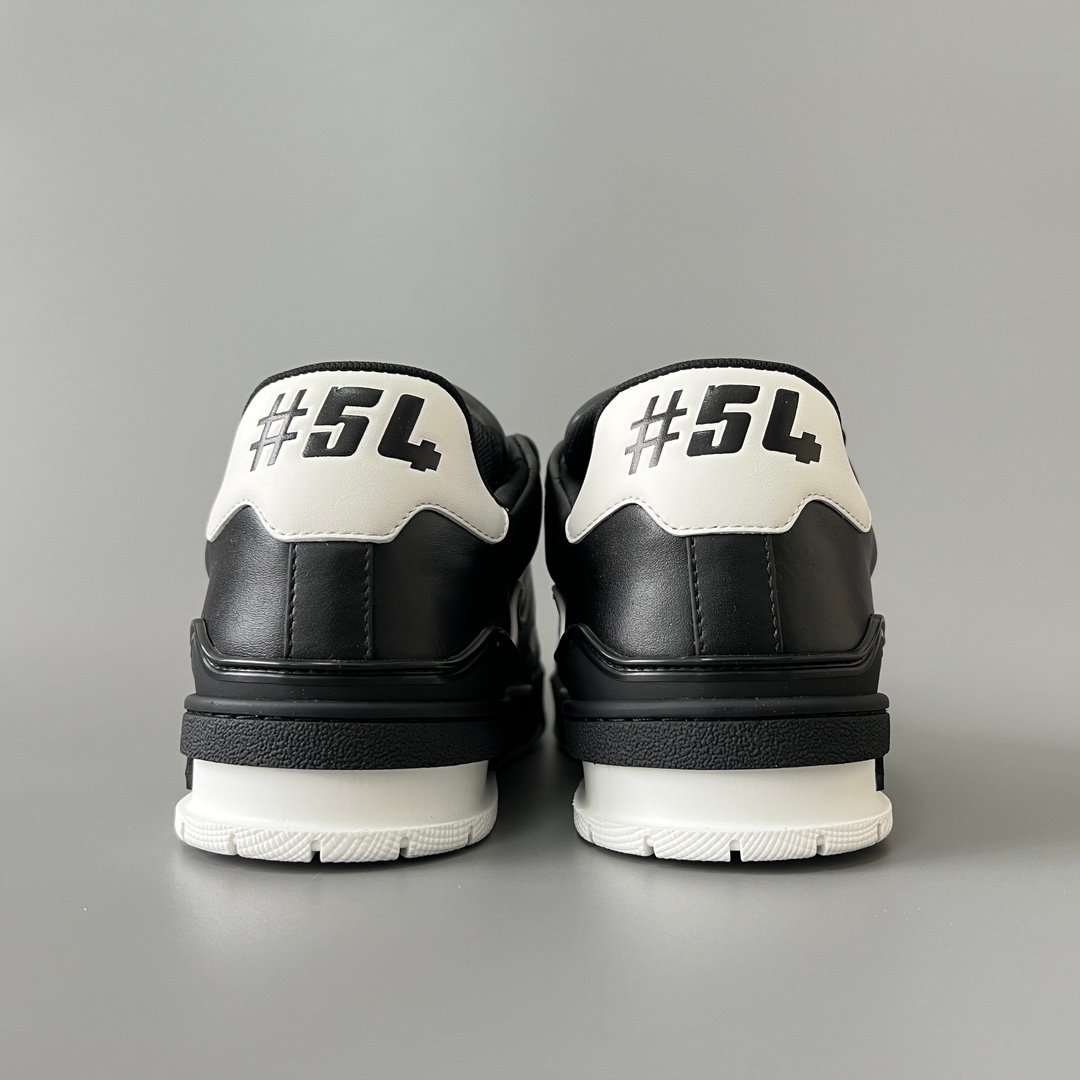 Aurora Custom Louis Vuitton Trainer Sneaker "Black/Grey/White" (1:1 Deconstructed) - Image 5