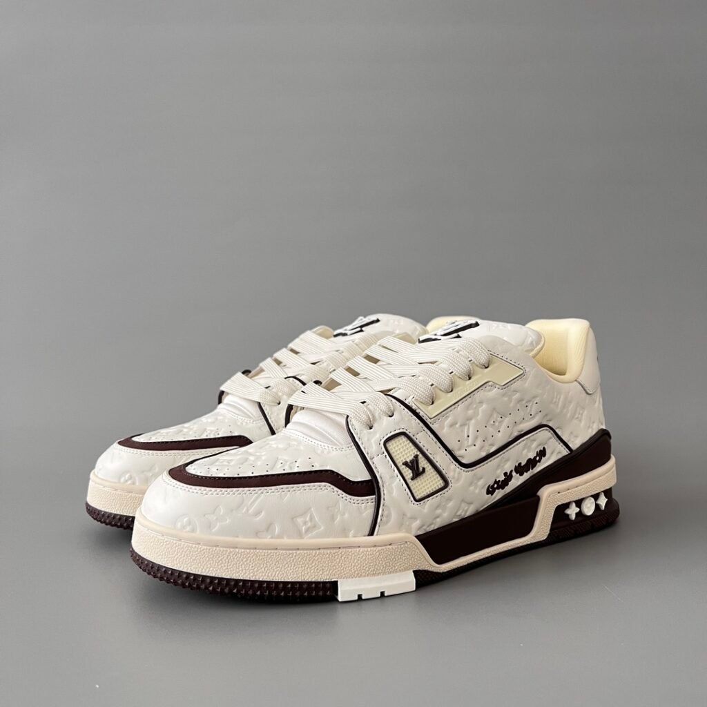 Aurora Custom Louis Vuitton Trainer "Cream Mocha Monogram" (1:1 Deconstructed)