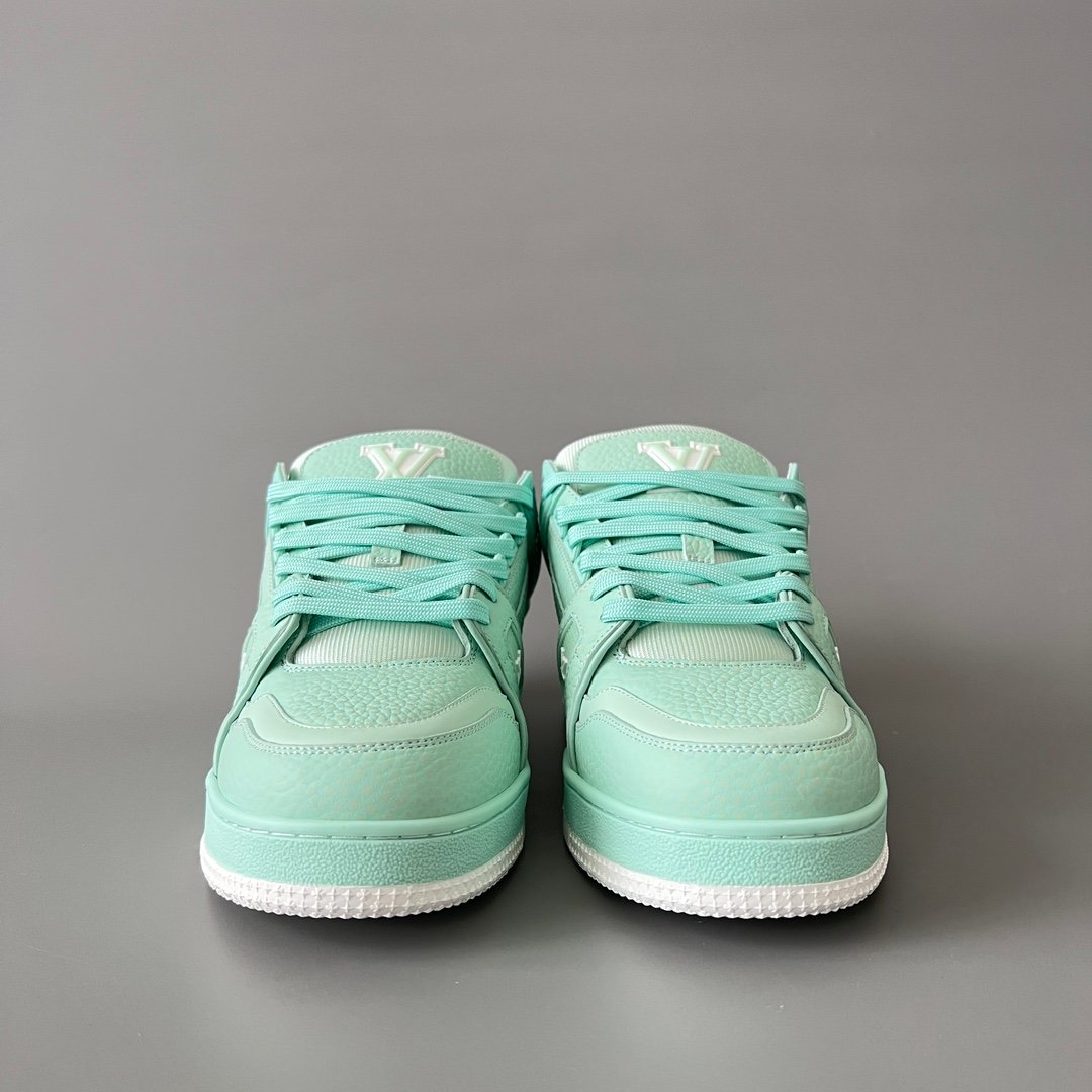 Aurora Custom Louis Vuitton Trainer "Mint Green" (1:1 Deconstructed / Unisex) - Image 2