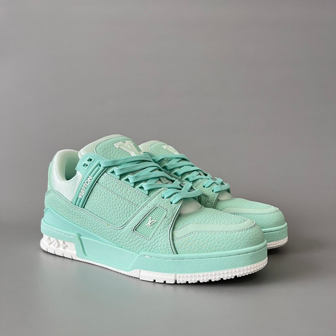 Aurora Custom Louis Vuitton Trainer "Mint Green" (1:1 Deconstructed / Unisex) - Image 3