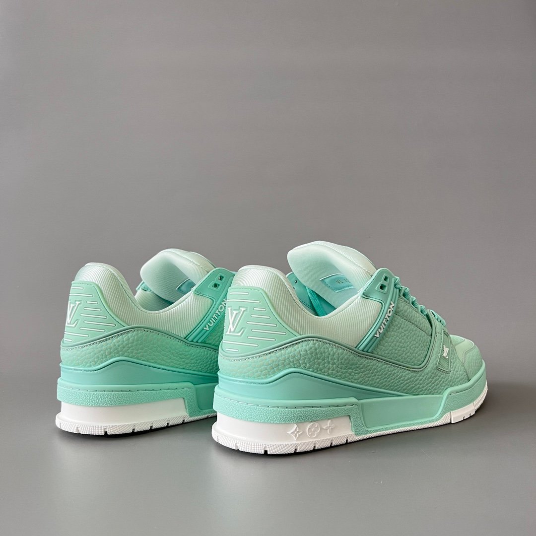 Aurora Custom Louis Vuitton Trainer "Mint Green" (1:1 Deconstructed / Unisex) - Image 4