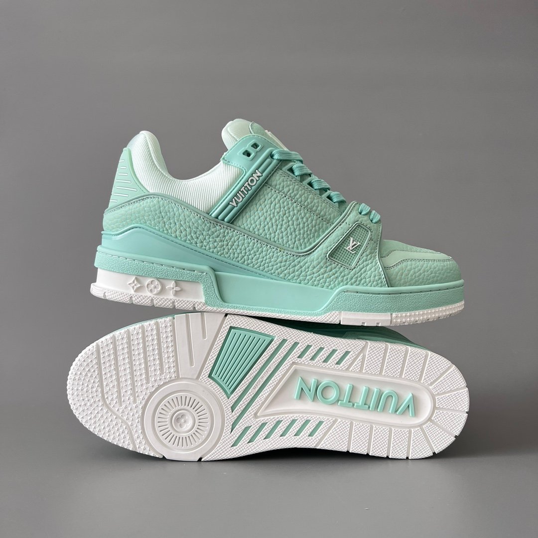 Aurora Custom Louis Vuitton Trainer "Mint Green" (1:1 Deconstructed / Unisex) - Image 5