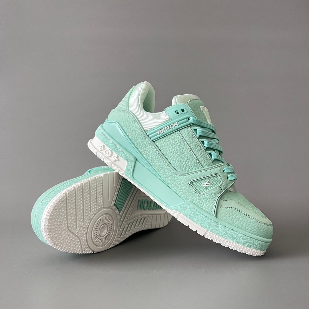 Aurora Custom Louis Vuitton Trainer "Mint Green" (1:1 Deconstructed / Unisex) - Image 7