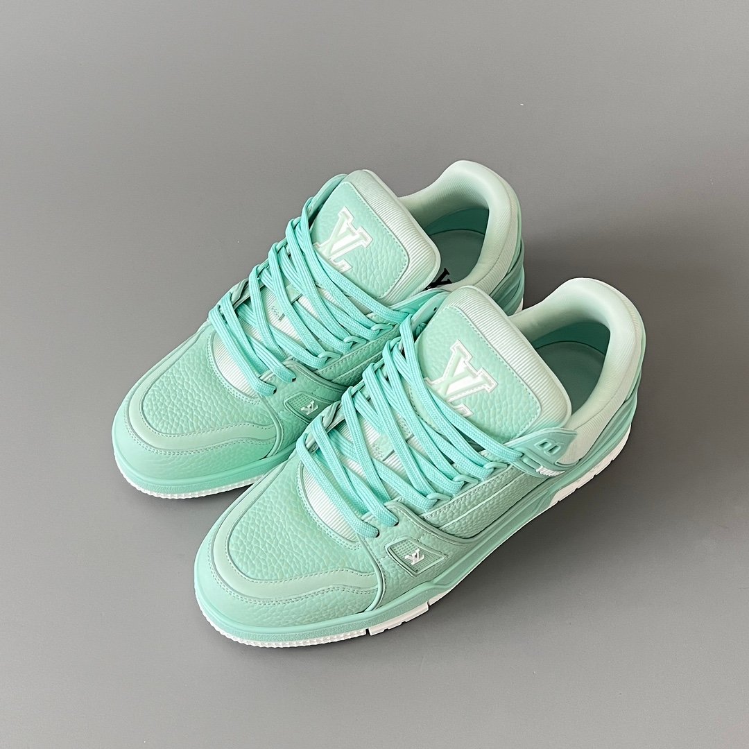 Aurora Custom Louis Vuitton Trainer "Mint Green" (1:1 Deconstructed / Unisex) - Image 8