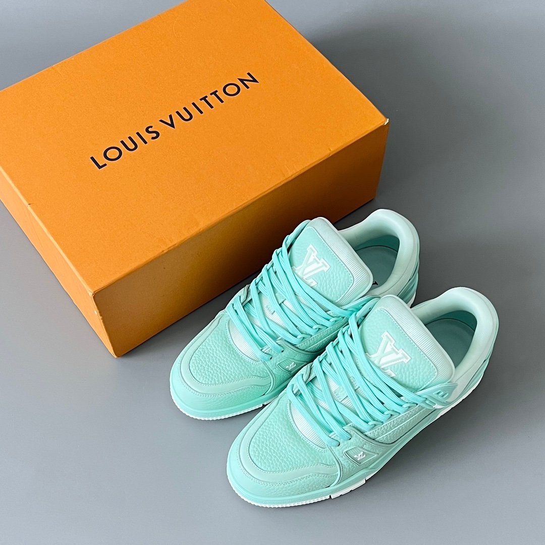 Aurora Custom Louis Vuitton Trainer "Mint Green" (1:1 Deconstructed / Unisex) - Image 9