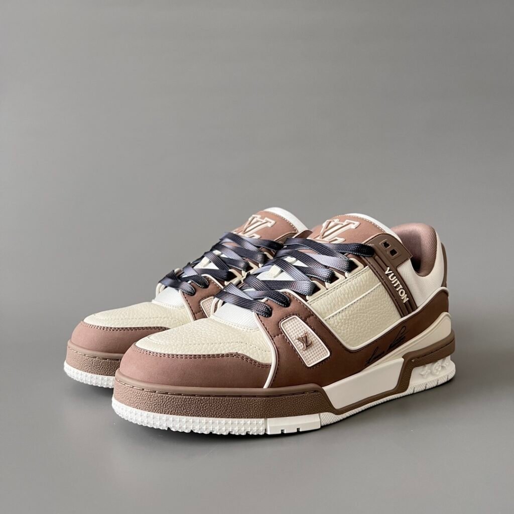 Aurora Custom Louis Vuitton Trainer "Latte Mocha" (1:1 Deconstructed)
