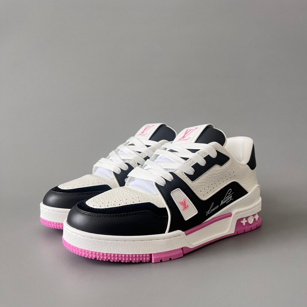 Aurora Custom Louis Vuitton Trainer "Pink Accent" (1:1 Deconstructed / Women's Edition)