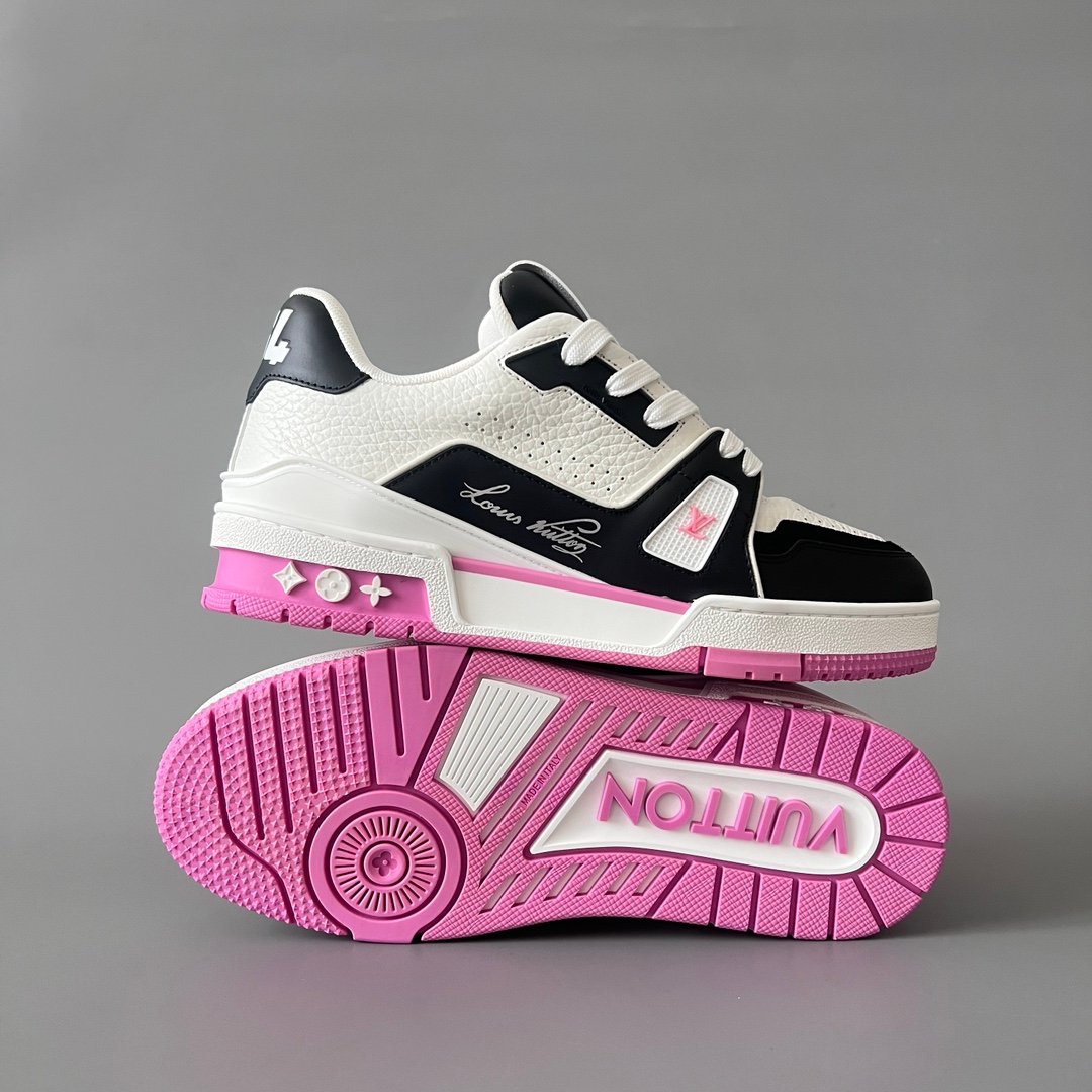 Aurora Custom Louis Vuitton Trainer "Pink Accent" (1:1 Deconstructed / Women's Edition) - Image 6