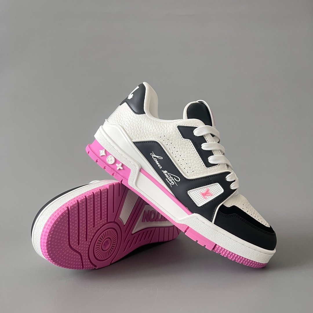 Aurora Custom Louis Vuitton Trainer "Pink Accent" (1:1 Deconstructed / Women's Edition) - Image 7