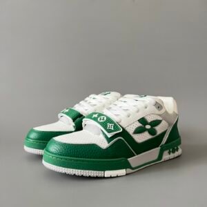 Aurora Custom Louis Vuitton Trainer "Forest Green Evolution" (1:1 Deconstructed)