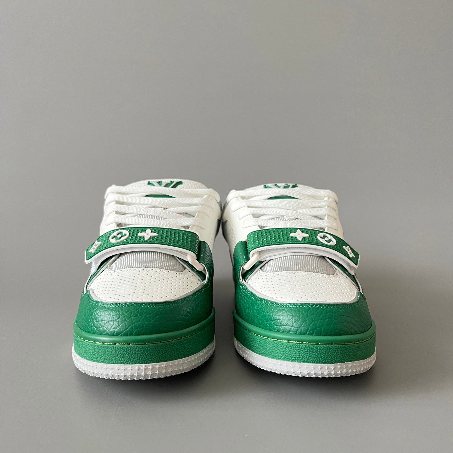 Aurora Custom Louis Vuitton Trainer "Forest Green Evolution" (1:1 Deconstructed) - Image 2