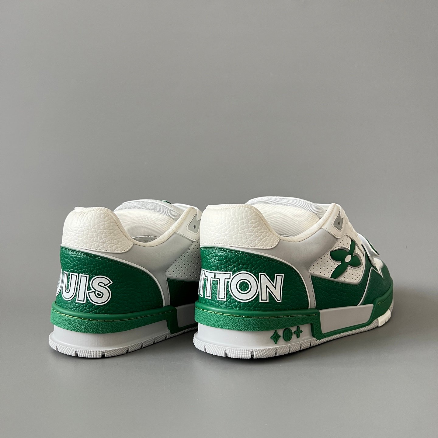 Aurora Custom Louis Vuitton Trainer "Forest Green Evolution" (1:1 Deconstructed) - Image 4
