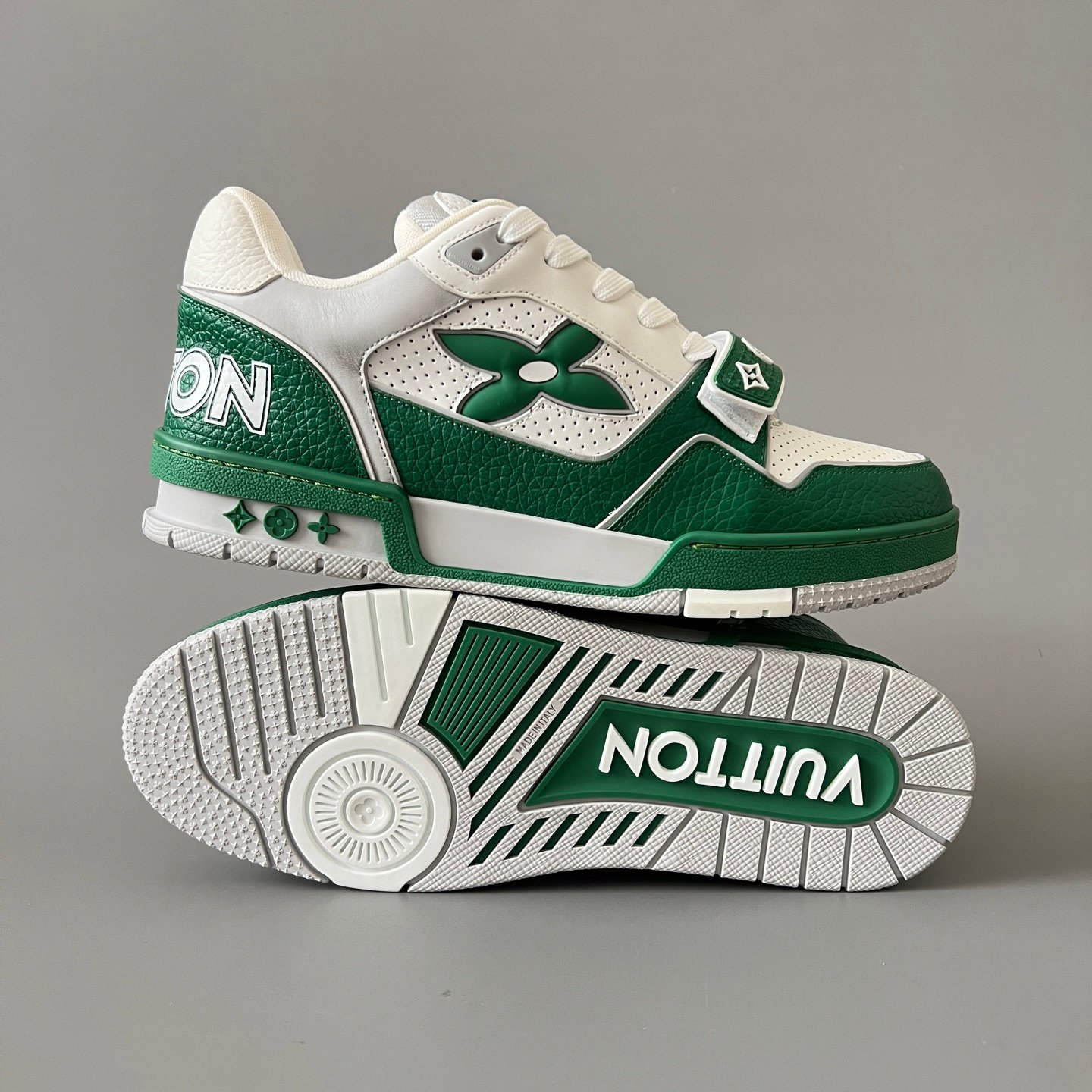 Aurora Custom Louis Vuitton Trainer "Forest Green Evolution" (1:1 Deconstructed) - Image 6