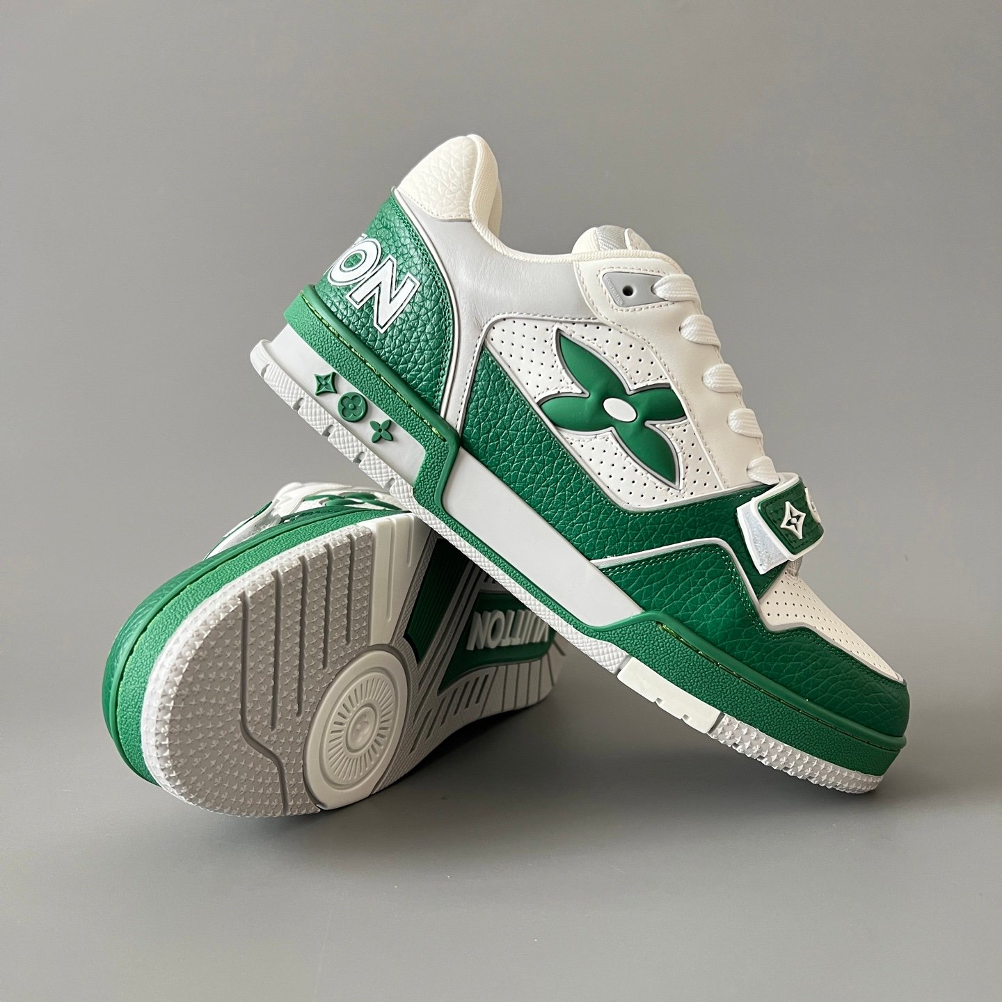 Aurora Custom Louis Vuitton Trainer "Forest Green Evolution" (1:1 Deconstructed) - Image 7