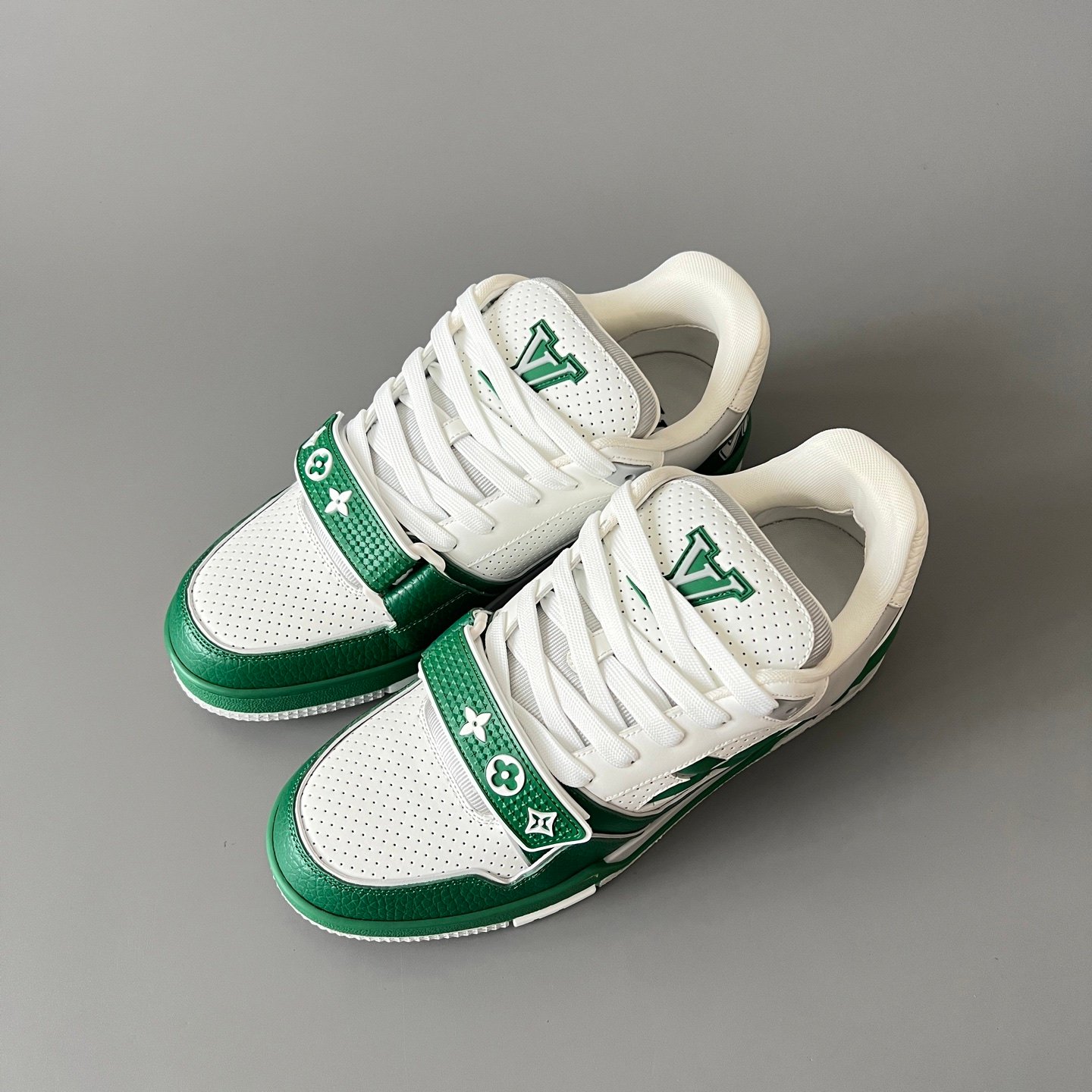 Aurora Custom Louis Vuitton Trainer "Forest Green Evolution" (1:1 Deconstructed) - Image 8
