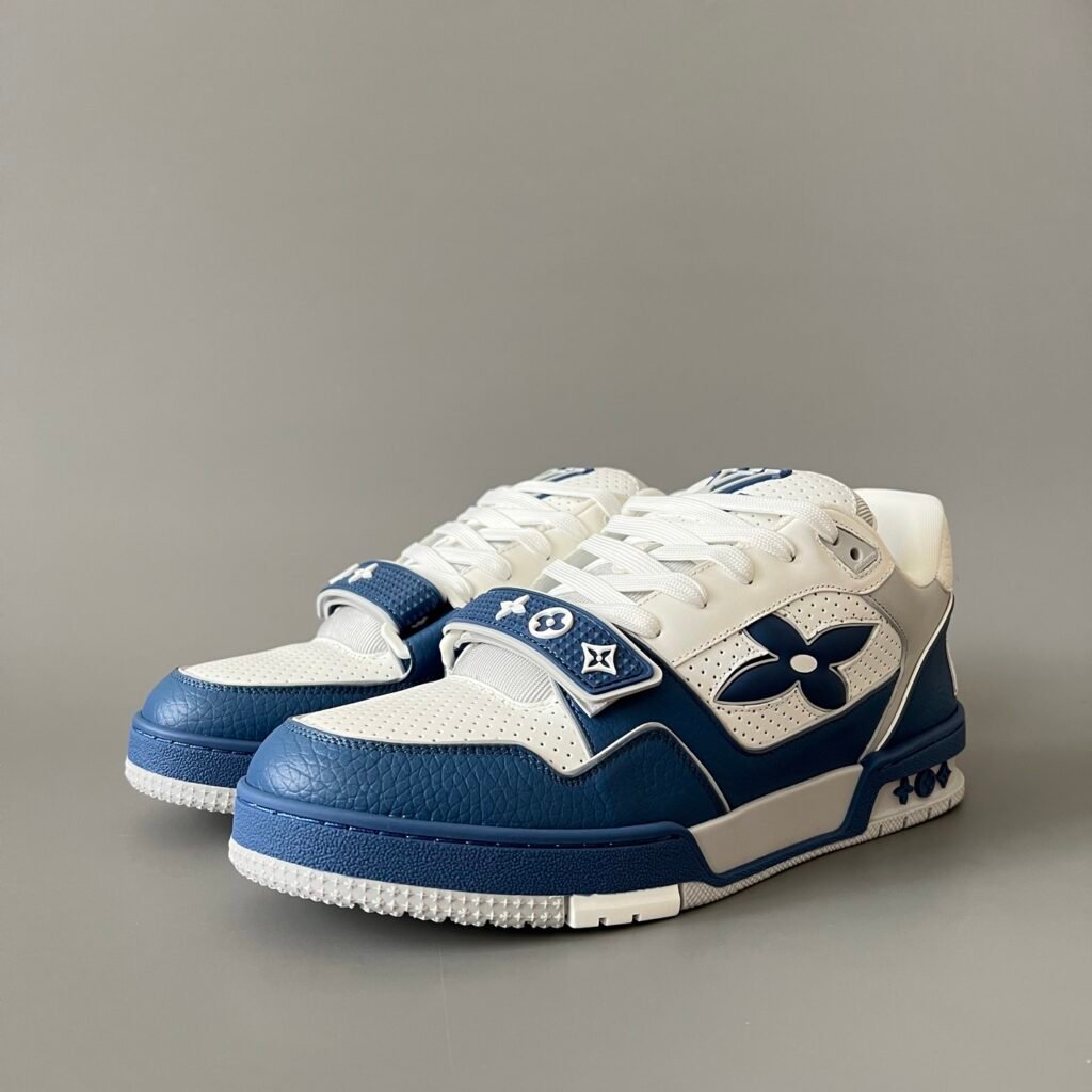 Aurora Custom Louis Vuitton Trainer "Blue Evolution" (1:1 Deconstructed)
