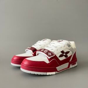 Aurora Custom Louis Vuitton Trainer "Red Evolution" (1:1 Deconstructed)