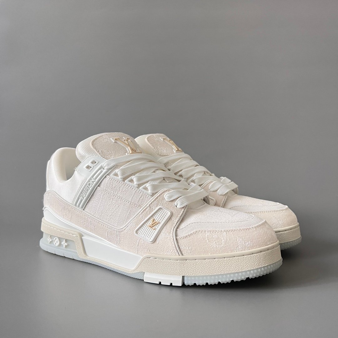 Aurora Custom Louis Vuitton Trainer "White Monogram" (1:1 Deconstructed / Unisex) - Image 3
