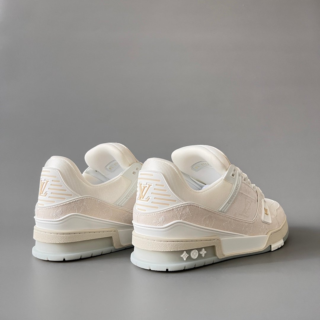 Aurora Custom Louis Vuitton Trainer "White Monogram" (1:1 Deconstructed / Unisex) - Image 4