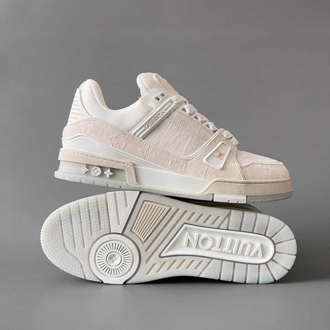 Aurora Custom Louis Vuitton Trainer "White Monogram" (1:1 Deconstructed / Unisex) - Image 6