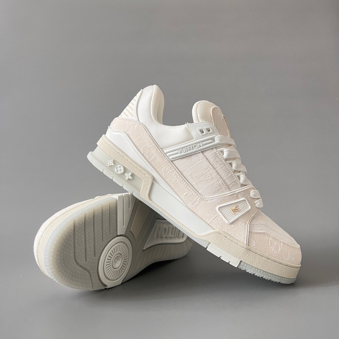 Aurora Custom Louis Vuitton Trainer "White Monogram" (1:1 Deconstructed / Unisex) - Image 7