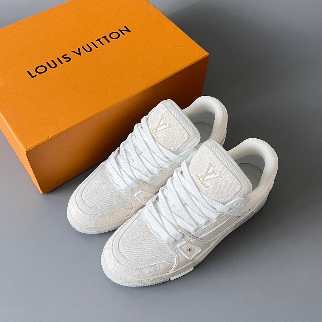 Aurora Custom Louis Vuitton Trainer "White Monogram" (1:1 Deconstructed / Unisex) - Image 9