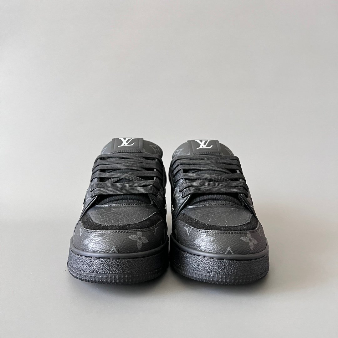 Aurora Custom Louis Vuitton Trainer "Triple Black Monogram" (1:1 Deconstructed) - Image 2