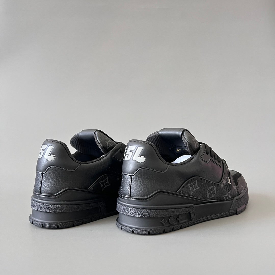 Aurora Custom Louis Vuitton Trainer "Triple Black Monogram" (1:1 Deconstructed) - Image 4