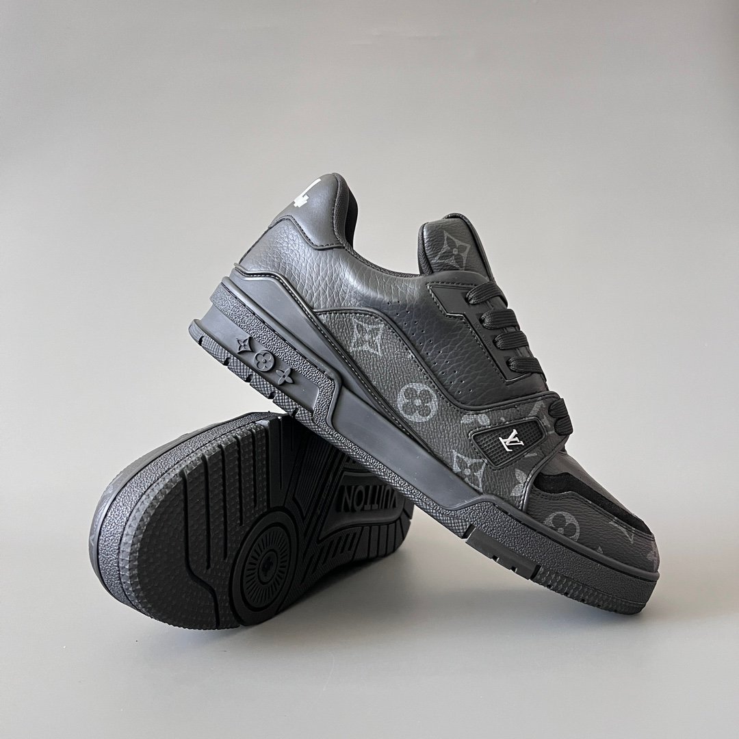 Aurora Custom Louis Vuitton Trainer "Triple Black Monogram" (1:1 Deconstructed) - Image 7