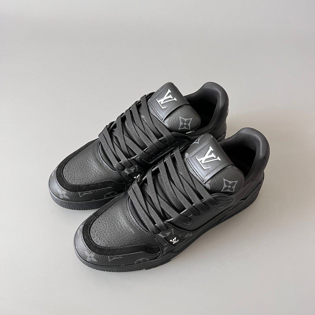 Aurora Custom Louis Vuitton Trainer "Triple Black Monogram" (1:1 Deconstructed) - Image 8