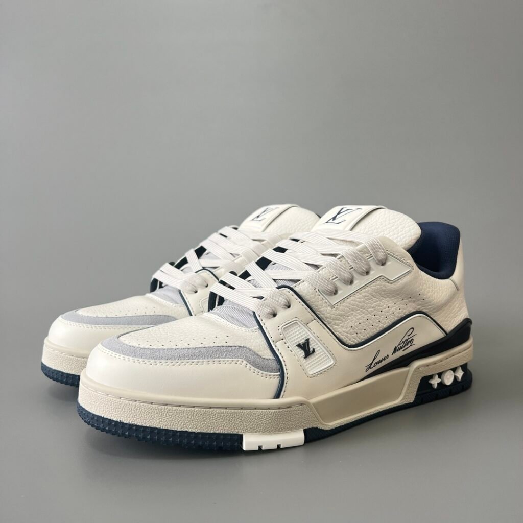 Aurora Custom Louis Vuitton Trainer "Navy Graphite" (1:1 Deconstructed)