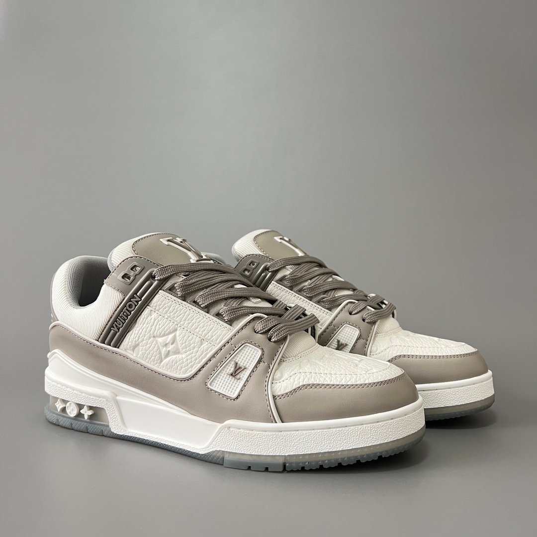 Aurora Custom Louis Vuitton Trainer "Beige & White Monogram" (1:1 Deconstructed / Unisex) - Image 3