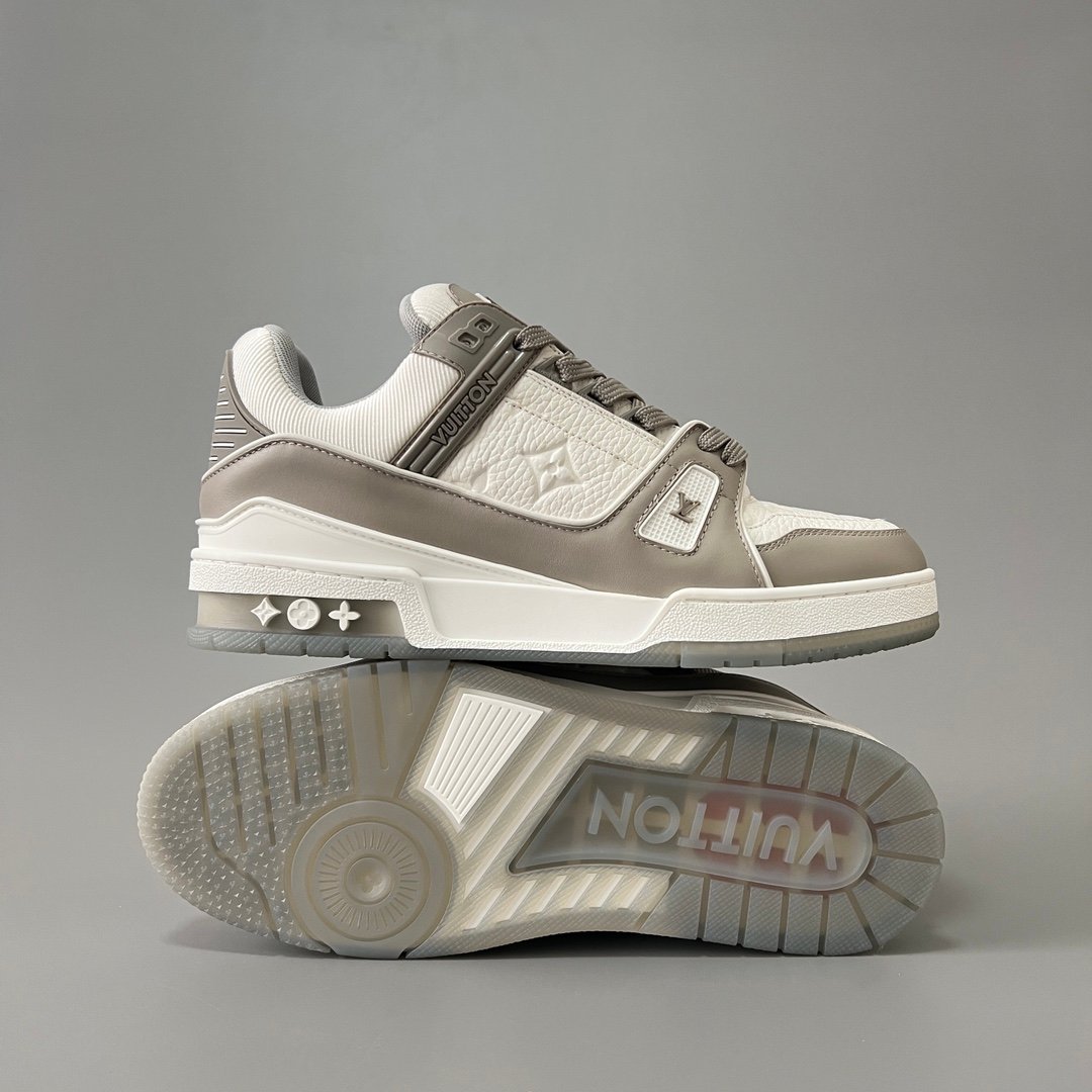 Aurora Custom Louis Vuitton Trainer "Beige & White Monogram" (1:1 Deconstructed / Unisex) - Image 6