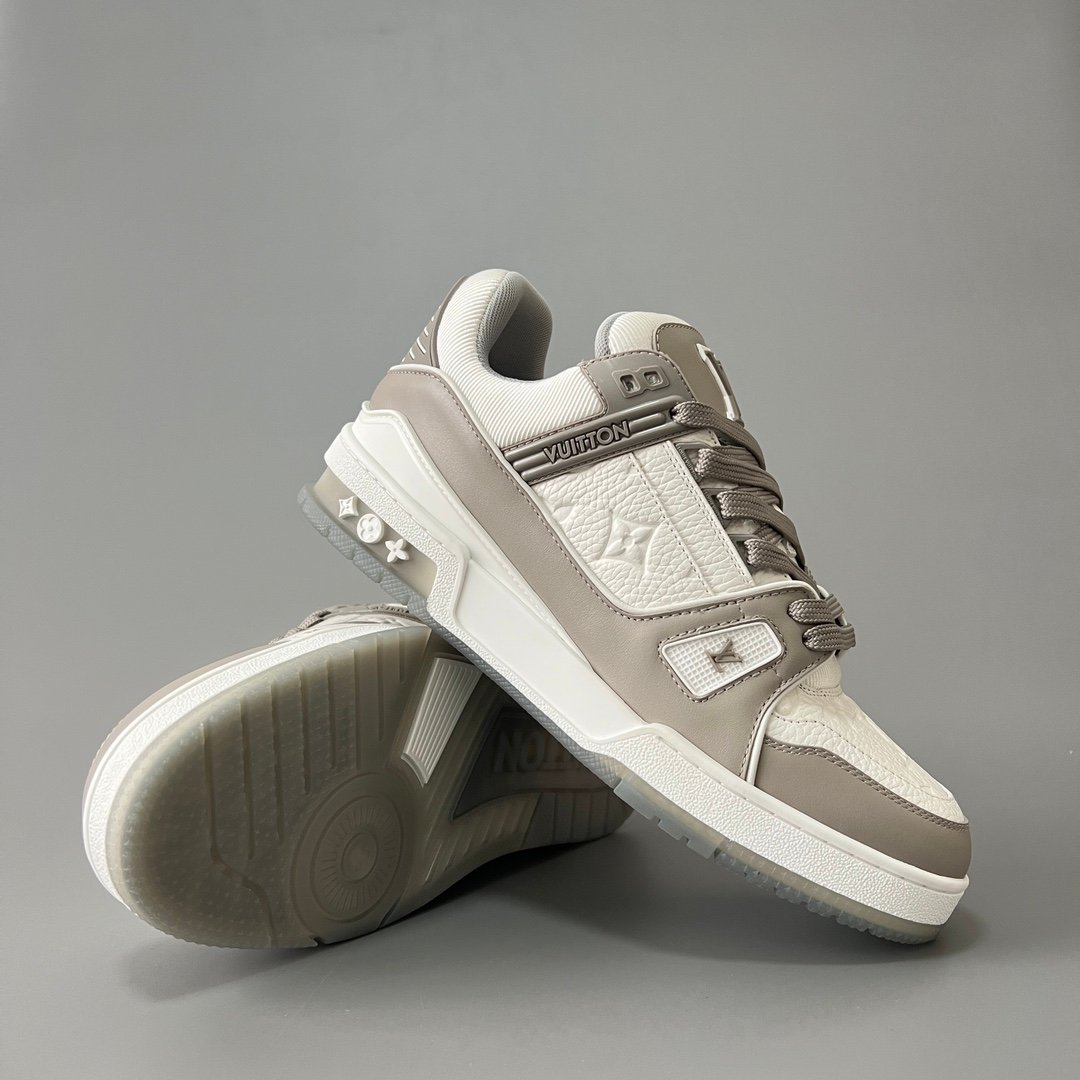 Aurora Custom Louis Vuitton Trainer "Beige & White Monogram" (1:1 Deconstructed / Unisex) - Image 7