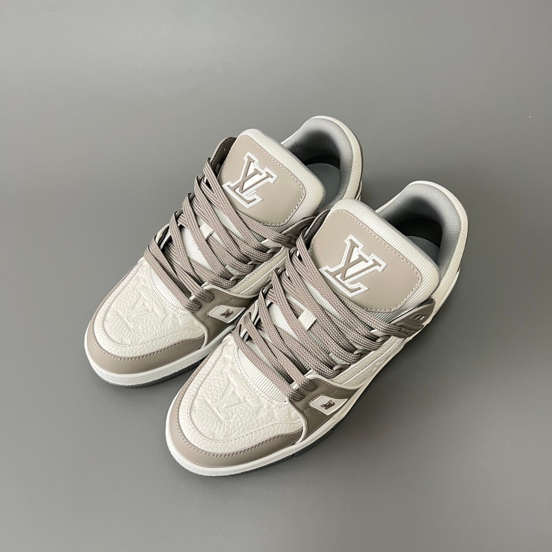 Aurora Custom Louis Vuitton Trainer "Beige & White Monogram" (1:1 Deconstructed / Unisex) - Image 8