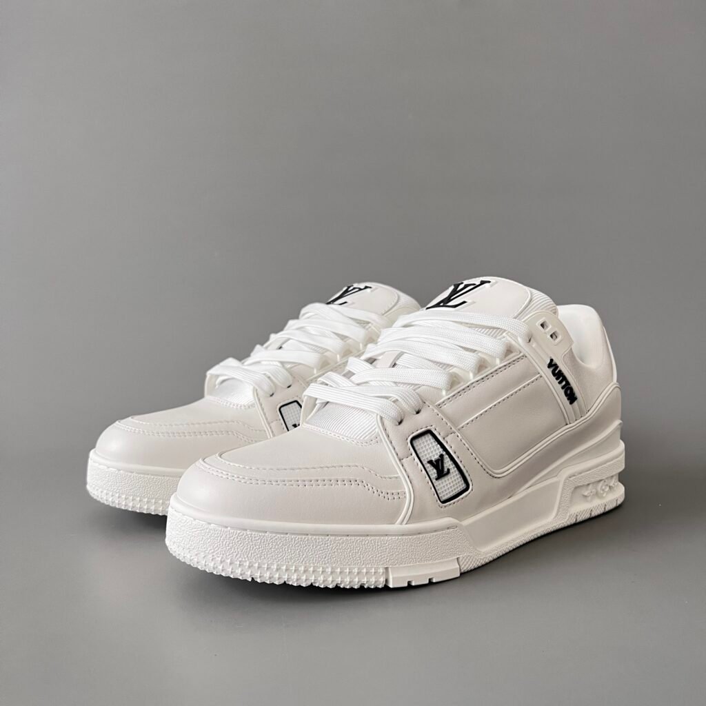 Aurora Custom Louis Vuitton Trainer "White Noir" (1:1 Deconstructed)